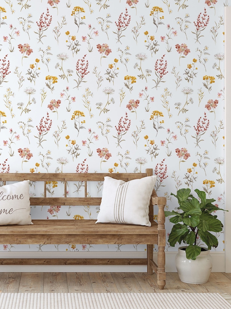 Galerie Yellow Spring Blossom Botanical 10M Wallpaper - Image 1 of 1