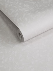 Laurence Llewelyn-Bowen Beige Tit Willow Tree Leaf 10M Wallpaper - Image 3 of 4