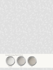 Laurence Llewelyn-Bowen Beige Tit Willow Tree Leaf 10M Wallpaper - Image 4 of 4