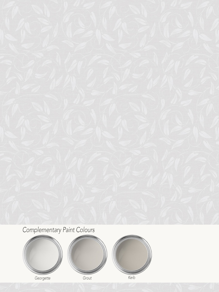 Laurence Llewelyn-Bowen Beige Tit Willow Tree Leaf 10M Wallpaper - Image 4 of 4