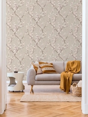Galerie Bronze Brown Spring Blossom Tree 10M Wallpaper - Image 1 of 2