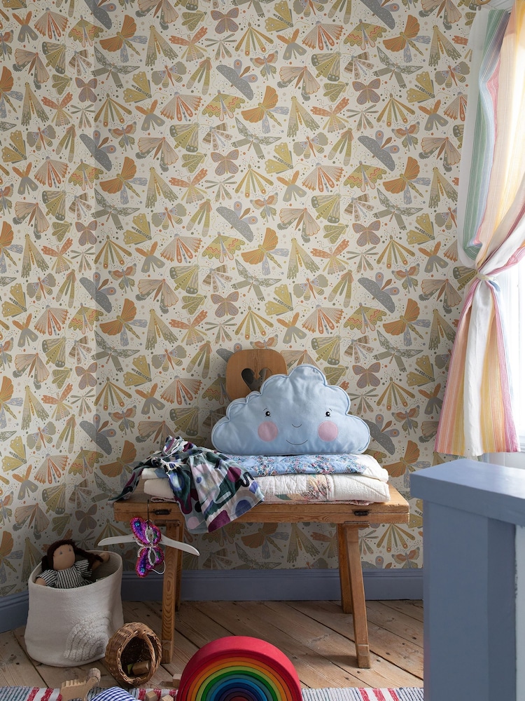 Galerie Green Sommarang 2 Butterfly 10M Wallpaper - Image 1 of 2