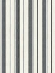 Galerie Black French Country Stripe 10M Wallpaper - Image 2 of 2