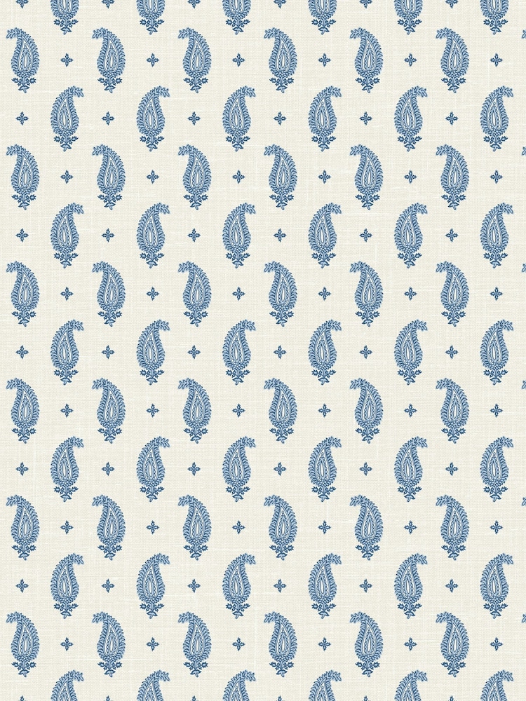 Galerie Blue French Country Motif 10M Wallpaper - Image 2 of 2