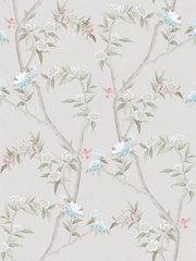 Galerie White Spring Blossom Chinoiserie 10M Wallpaper - Image 2 of 2