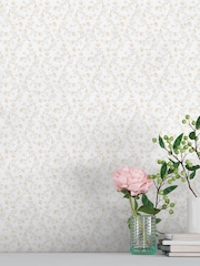 Galerie Yellow Spring Blossom Floral Print 10M Wallpaper - Image 1 of 2