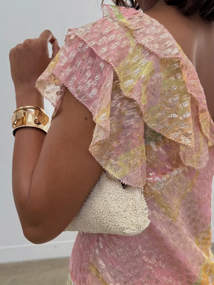 Never Fully Dressed Pink Boho Mini Tilda Dress - Image 7 of 7
