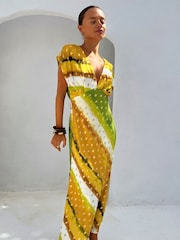 Never Fully Dressed Green Ombre Elodie Dress - Image 1 of 6