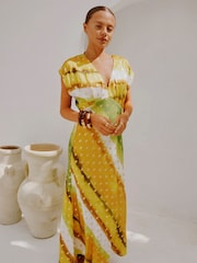 Never Fully Dressed Green Ombre Elodie Dress - Image 4 of 6