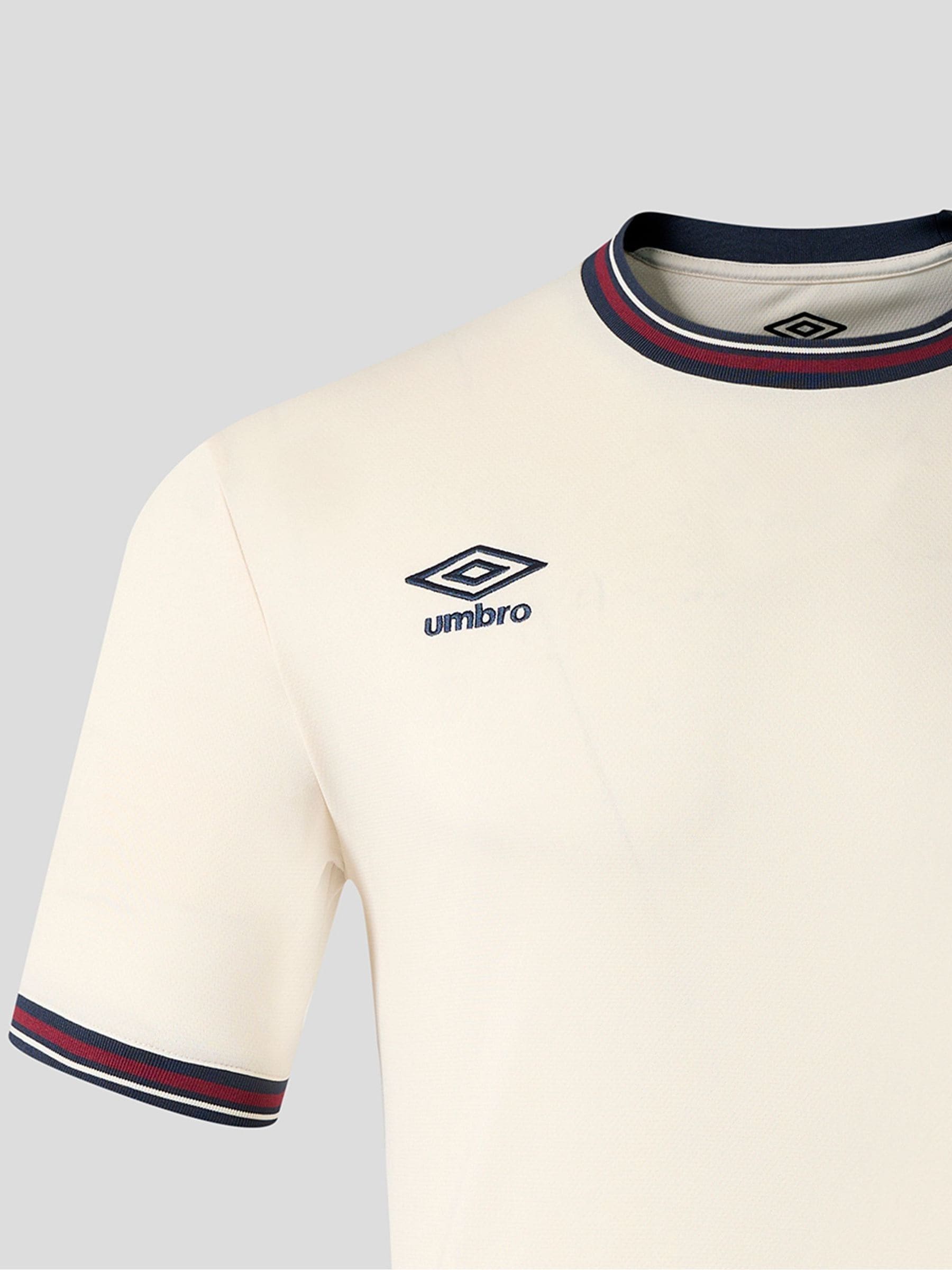 Buy Umbro Cream West Ham Football Club Away Short Sleeve Shirt
