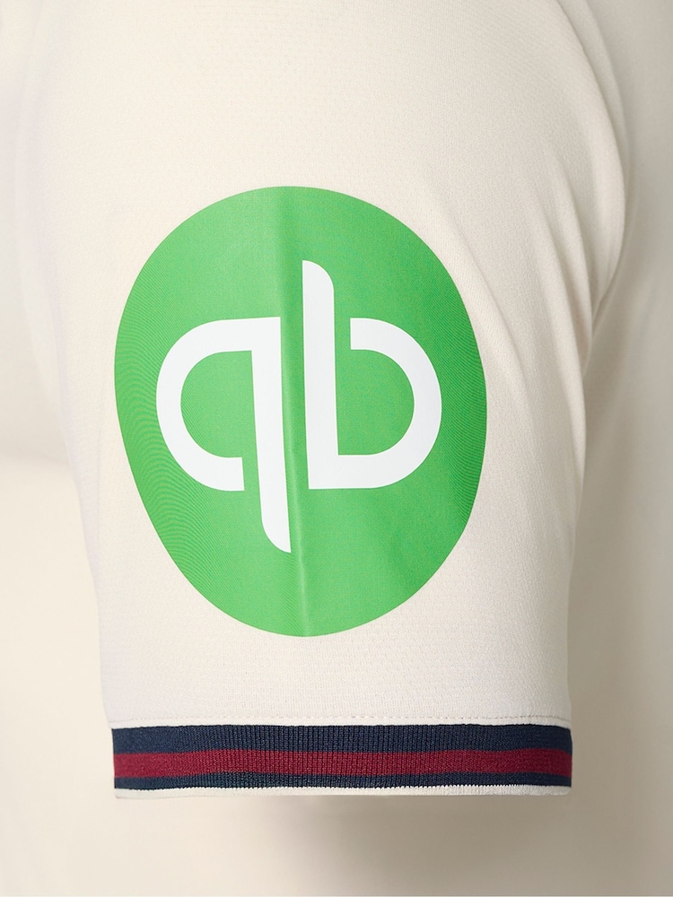 Umbro Cream West Ham Football Club Away Short Sleeve Shirt - Image 4 of 4