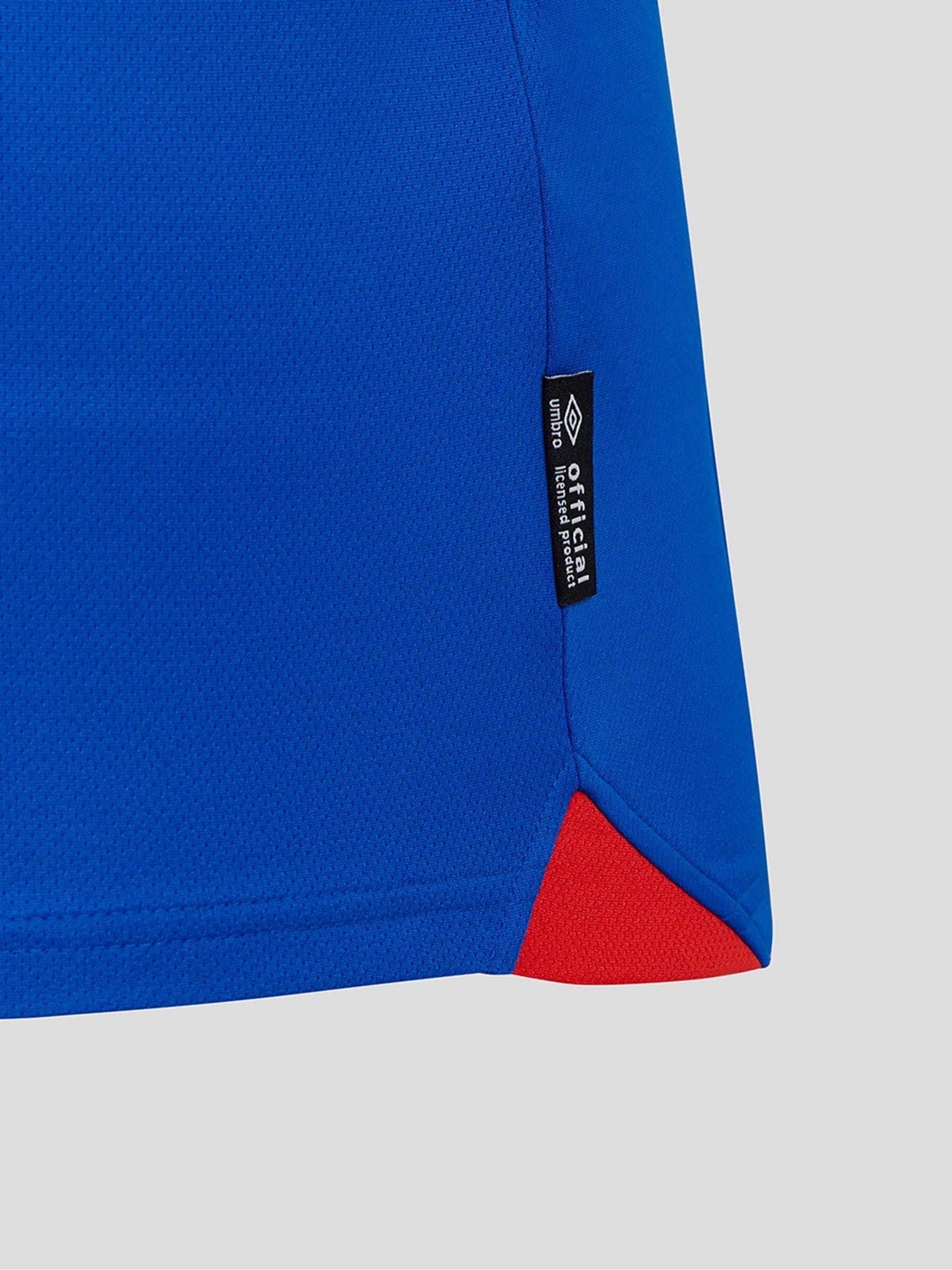 Buy Umbro Blue Adult Rangers Football Club Home Short Sleeve Shirt