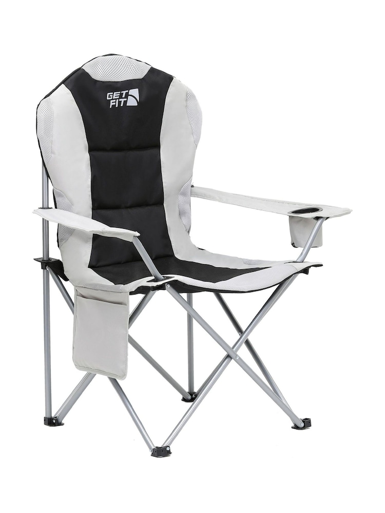 Get Fit Grey Premium Camping Lightweight Folding Chair - Image 1 of 7