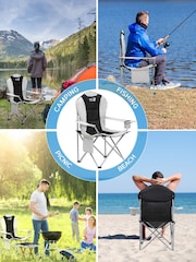 Get Fit Grey Premium Camping Lightweight Folding Chair - Image 5 of 7