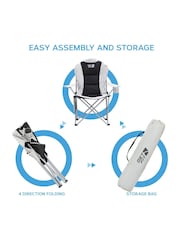 Get Fit Grey Premium Camping Lightweight Folding Chair - Image 7 of 7