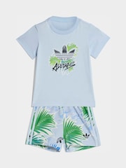 Blå - adidas Originals t-skjorter og korte Spedbarn Sett - Bilde 1 av 7