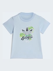 Blå - adidas Originals t-skjorter og korte Spedbarn Sett - Bilde 2 av 7