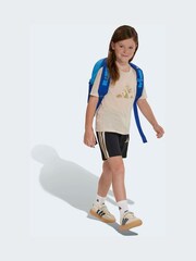 بني - طقم تيشرت وشورت للأطفال الرضع بشعار مموه من تشكيلة Train Essentials من adidas - صورة 4 من 8