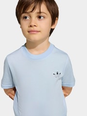 Blå - Adidas Original t-skjorter og korte Sett for små barn - Bilde 4 av 8