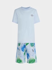 Blå - Adidas Original t-skjorter og korte Sett for små barn - Bilde 6 av 8