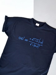 Solesmith Blue Hidden Message Maths T-Shirt - Image 2 of 2