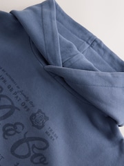 Superdry Blue Hoodie - Image 6 of 8