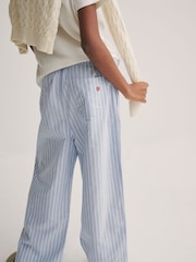 Blau/Weiß - Superdry T-Shirt and Stripe Trouser Set - Bild 5 von 10