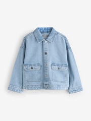 Mid Blue Denim Overshirt - Image 1 of 1