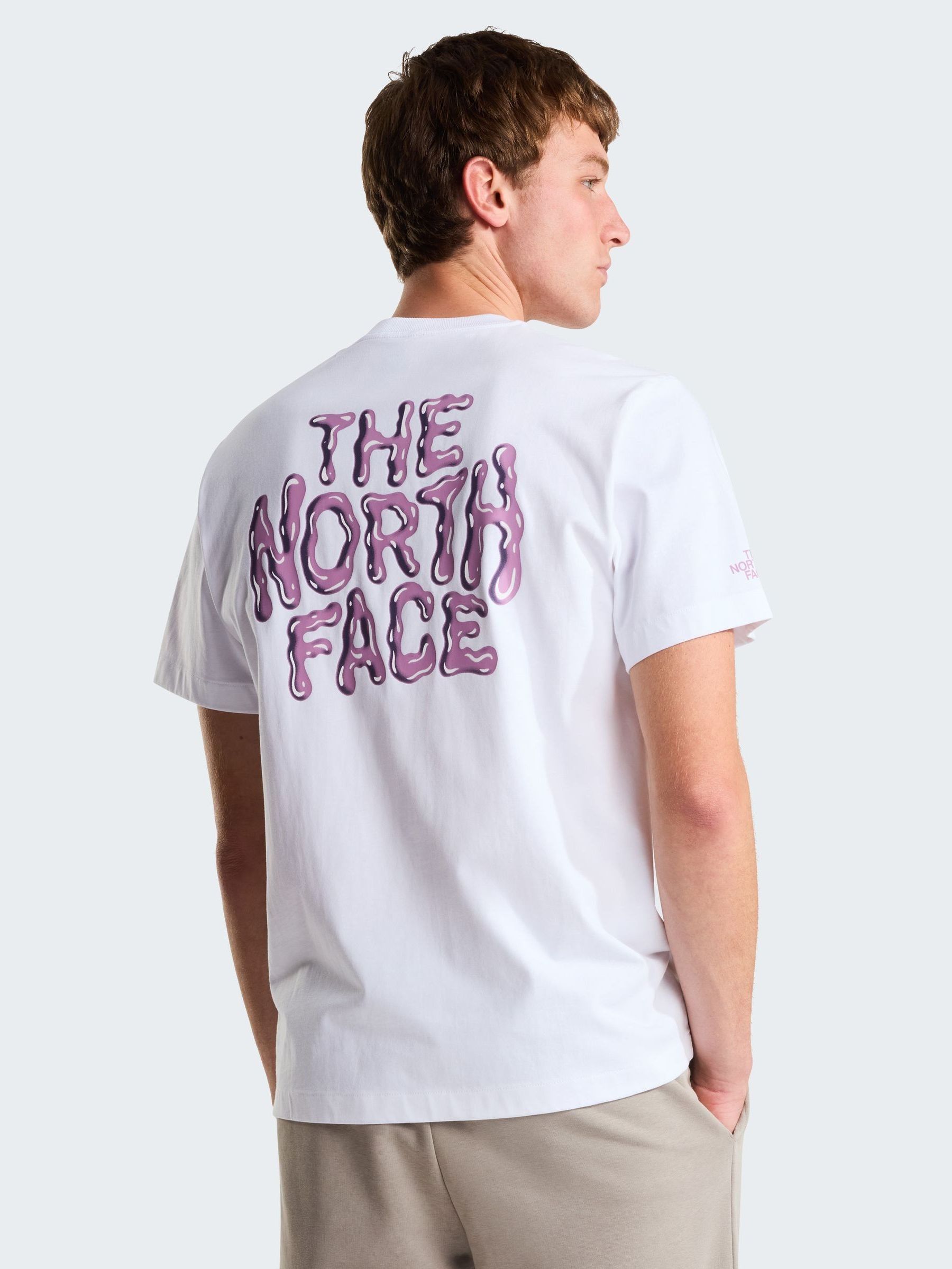 Buy The North Face White Drip Logo Relaxed T-Shirt from Next USA