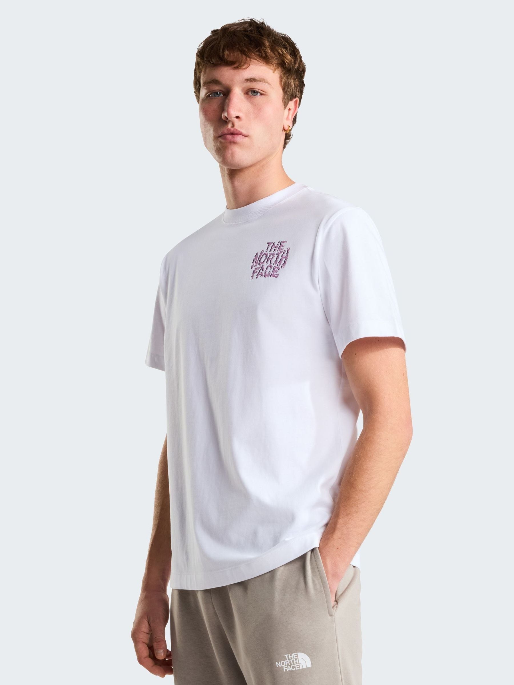 Next：日本 ホワイト - The North Face ドリップロゴ リラックス