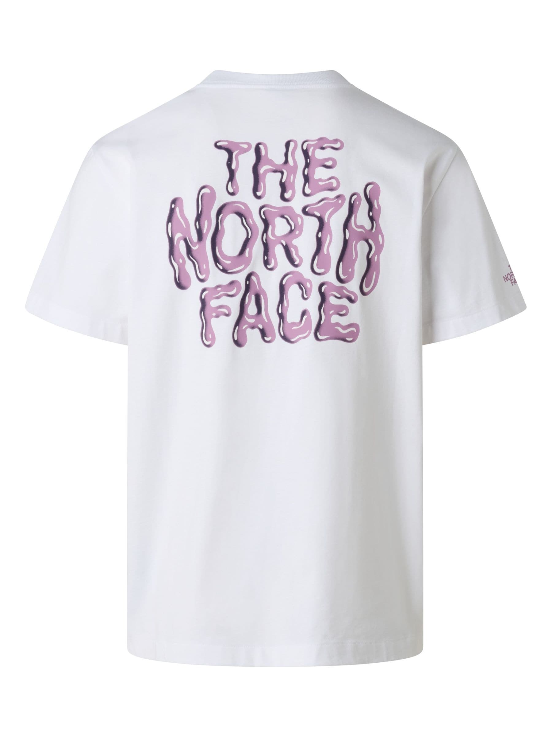 Buy The North Face White Drip Logo Relaxed T-Shirt from Next USA