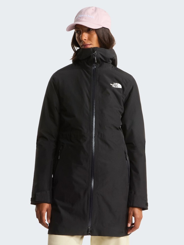 The North Face Black Dryvent Mono Bedretto Parka Coat - Image 1 of 5 The North Face Black Dryvent Mono Bedretto Parka Coat - Image 1 of 5