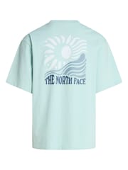 The North Face Blue Sun Back Graphic Oversized T-Shirt - Image 5 of 5