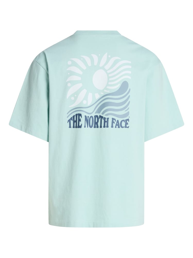 The North Face Blue Sun Back Graphic Oversized T-Shirt - Image 5 of 5