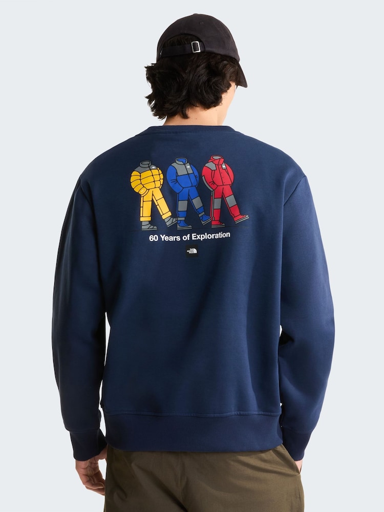 The North Face Blue Celebration Back Graphic Relaxed Sweatshirt - Image 2 of 5