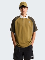 أخضر - The North Face Relaxed Rugby Polo T-Shirt - صورة 1 من 10