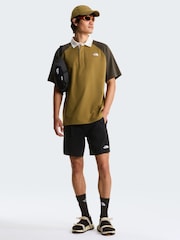 أخضر - The North Face Relaxed Rugby Polo T-Shirt - صورة 3 من 10