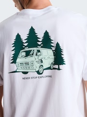 The North Face White Van Life Back Graphic Relaxed T-Shirt - Image 6 of 8