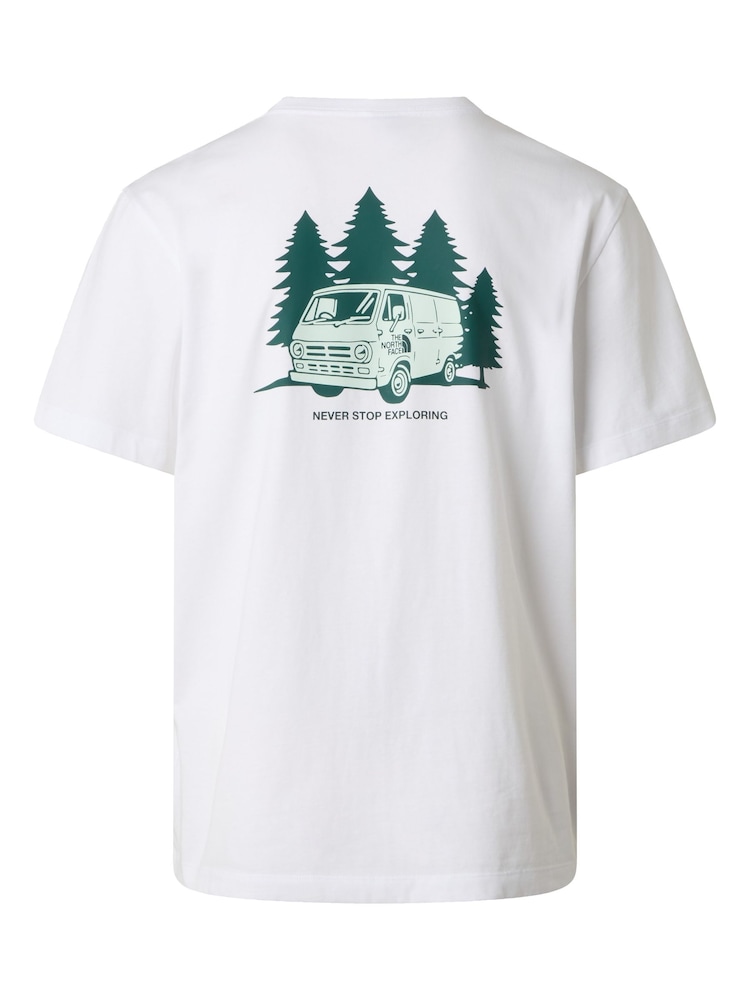 The North Face White Van Life Back Graphic Relaxed T-Shirt - Image 8 of 8 The North Face White Van Life Back Graphic Relaxed T-Shirt - Image 8 of 8