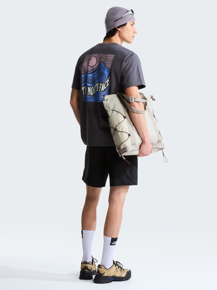 The North Face Grey Mountain Escape Back Graphic Relaxed T-Shirt - Image 2 of 5 The North Face Grey Mountain Escape Back Graphic Relaxed T-Shirt - Image 2 of 5