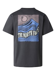 The North Face Grey Mountain Escape Back Graphic Relaxed T-Shirt - Image 5 of 5