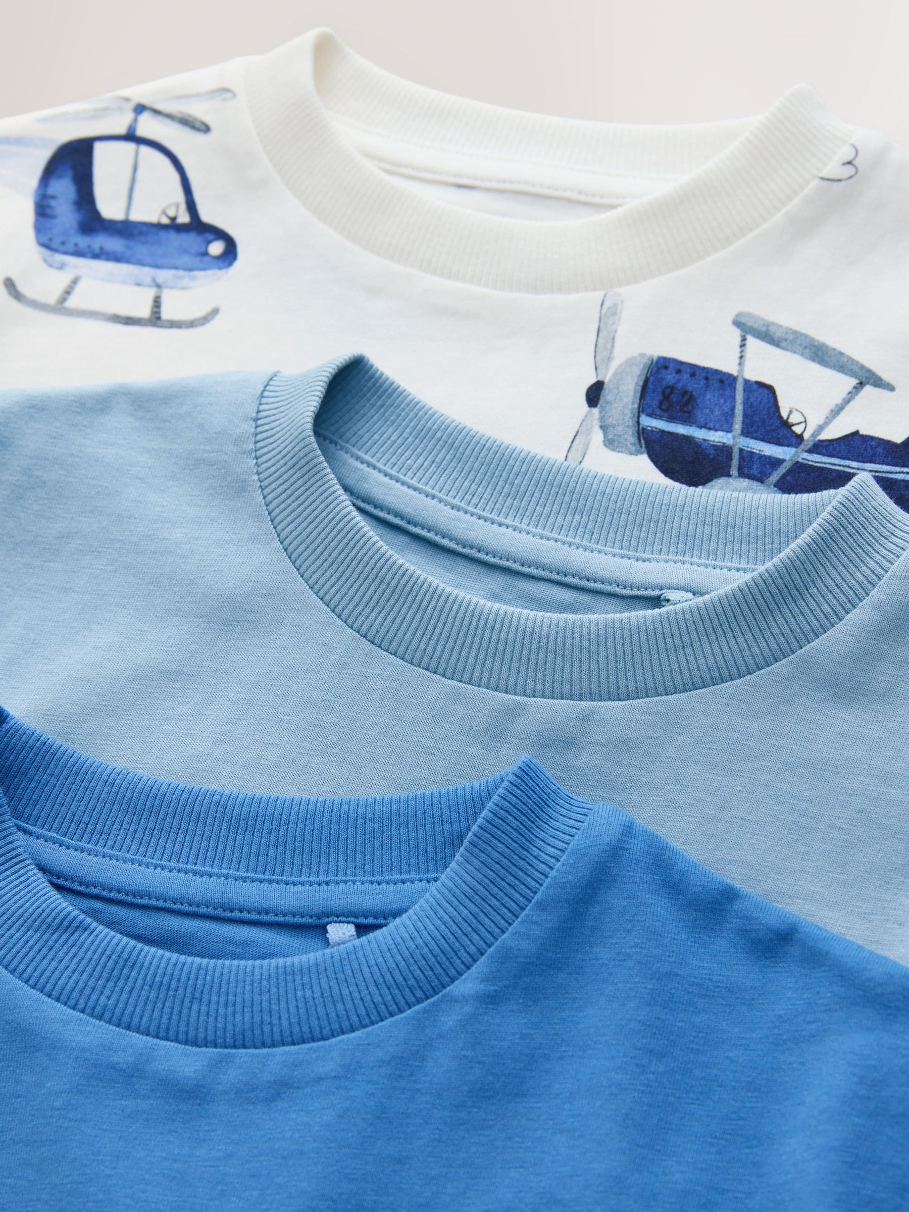 Next：日本 ブルー 飛行機 - 半袖 グラフィック Tシャツ 3 枚組（3 か