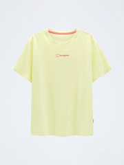 Berghaus Yellow Essential Short Sleeve Graphic Print T-Shirt - Image 6 of 6