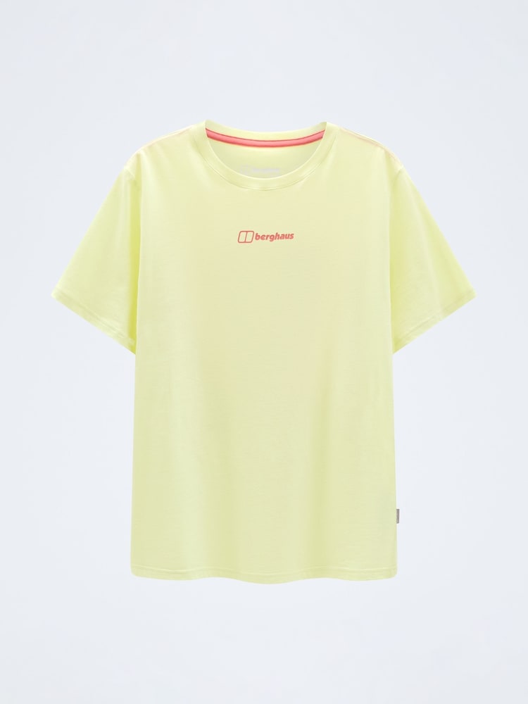 Berghaus Yellow Essential Short Sleeve Graphic Print T-Shirt - Image 6 of 6 Berghaus Yellow Essential Short Sleeve Graphic Print T-Shirt - Image 6 of 6