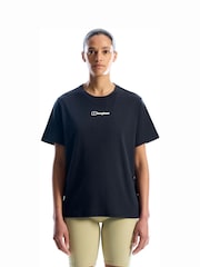 Berghaus Black Nature Essential Short Sleeve Graphic Print T-Shirt - Image 1 of 7
