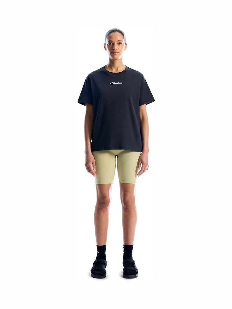 Berghaus Black Nature Essential Short Sleeve Graphic Print T-Shirt - Image 2 of 7 Berghaus Black Nature Essential Short Sleeve Graphic Print T-Shirt - Image 2 of 7