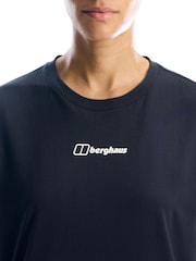 Berghaus Black Nature Essential Short Sleeve Graphic Print T-Shirt - Image 6 of 7