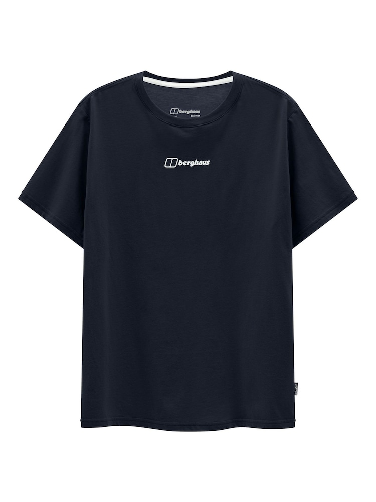 Berghaus Black Nature Essential Short Sleeve Graphic Print T-Shirt - Image 7 of 7 Berghaus Black Nature Essential Short Sleeve Graphic Print T-Shirt - Image 7 of 7