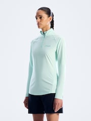 Berghaus Blue 24/7 Half Zip Long Sleeve Tech T-Shirt - Image 3 of 6