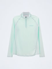 Berghaus Blue 24/7 Half Zip Long Sleeve Tech T-Shirt - Image 6 of 6